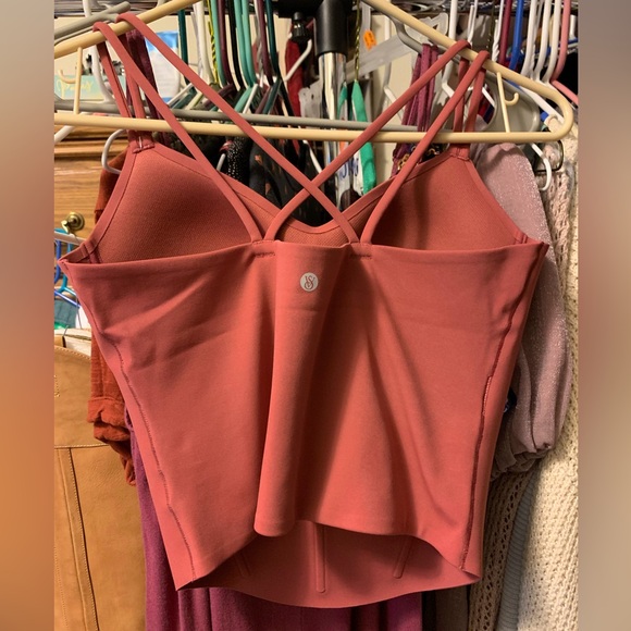 NWT VS Elevate Corset Tank Top, Deep Rose, XS - Picture 4 of 9
